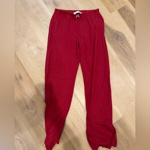 Abercrombie Red Lounge Pants